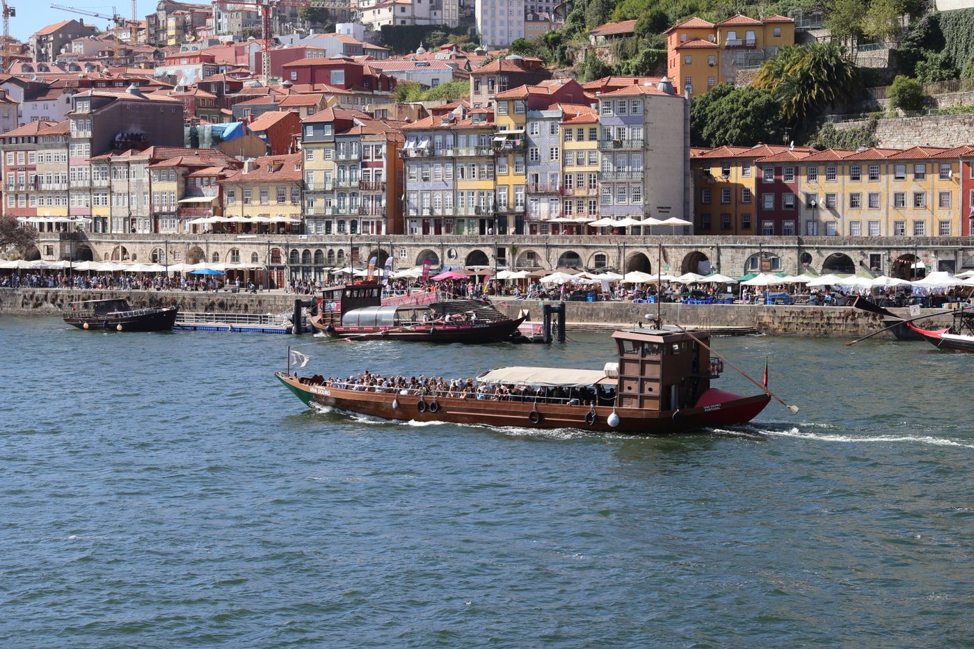 Porto Ribeira waterfront colorful